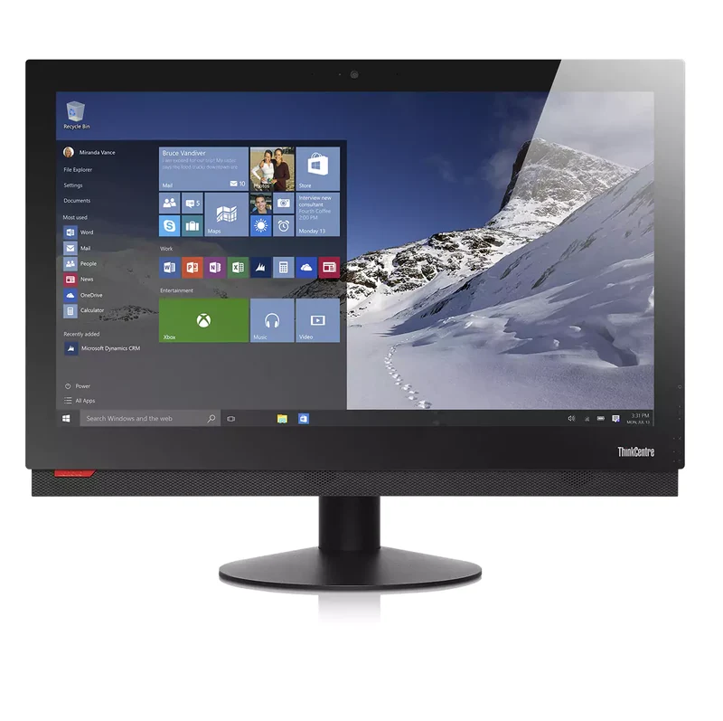 ThinkCentre M900z All-in-One 23.8" FullHD | Intel Core i5-6500 | Windows 11 Pro | Casse audio, WiFi, WebCam La tua postazione completa alla portata di tocco