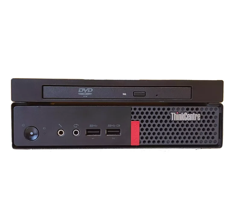 Lenovo ThinkCentre M910Q PC Ricondizionato USDT | Intel Core i5-6500T | Windows 11 Pro Display Port Ultra-Compatto e Potente Attacco VESA Lettore DVD