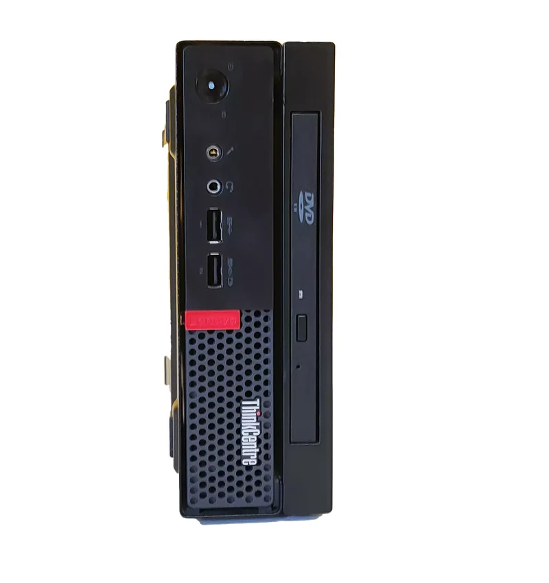 Lenovo ThinkCentre M910Q PC Ricondizionato USDT | Intel Core i5-6500T | Windows 11 Pro Display Port Ultra-Compatto e Potente Attacco VESA Lettore DVD