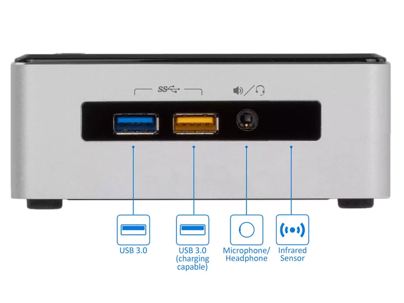 Intel NUC NUC5i3RYH Mini PC | Intel Core i3-5005U | Ram 16GB | SSD 256GB | Wi-Fi Bluetooth HDMI Windows 10 Pro Potente, Versatile e Compatto