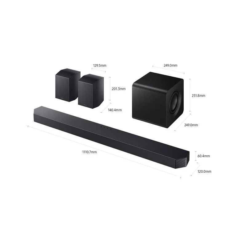 Samsung Soundbar HW-Q930F/ZF, Audio 9.1.4 canali, Wireless Dolby Atmos, 2025