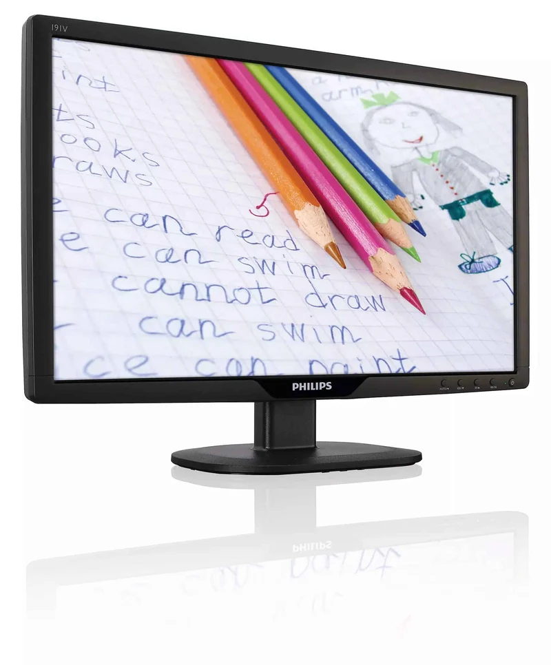 Philips 191V2 Monitor LCD TFT 19" 1920x1080 pixel FullHD 16:9 Luminosità 250 cd/mq Contrasto 1000:1 Tempo di risposta 5ms