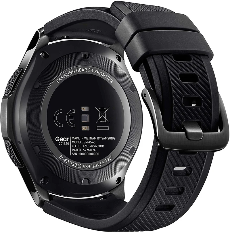Samsung Gear S3 Frontier Smartwatch Schermo 1.3" SuperAMOLED 360x360 pixel LTE Wi-Fi Bluetooth GPS NFC