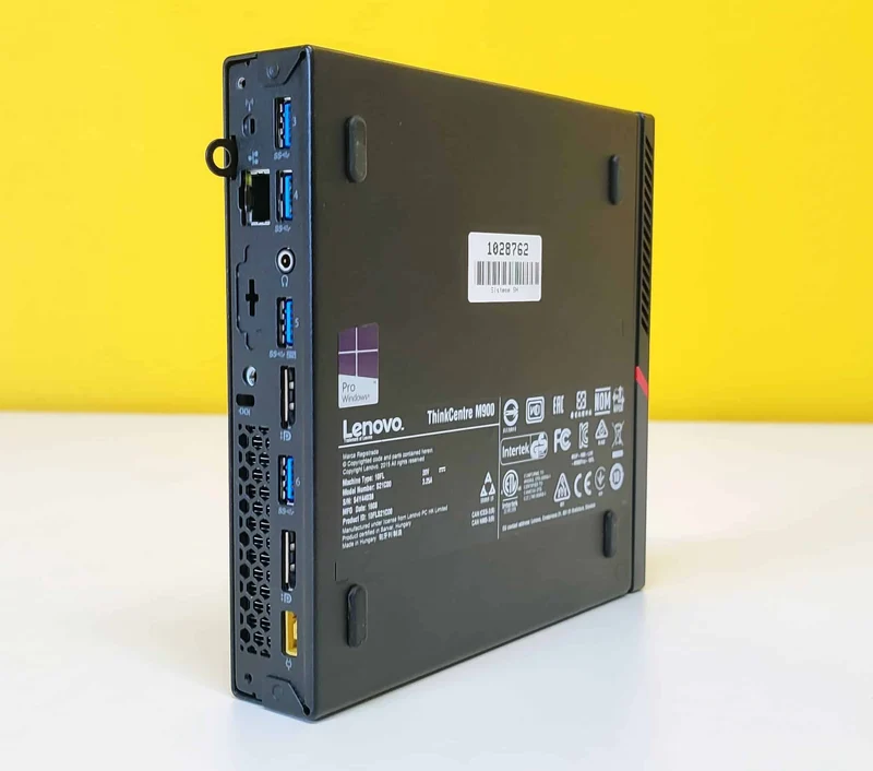 Lenovo ThinkCentre M900 Tiny | Intel Cores i5-6500T 2.5Ghz | Ram 8Gb | SSD 240Gb | Display Port USB 3 | Windows 10 Pro
