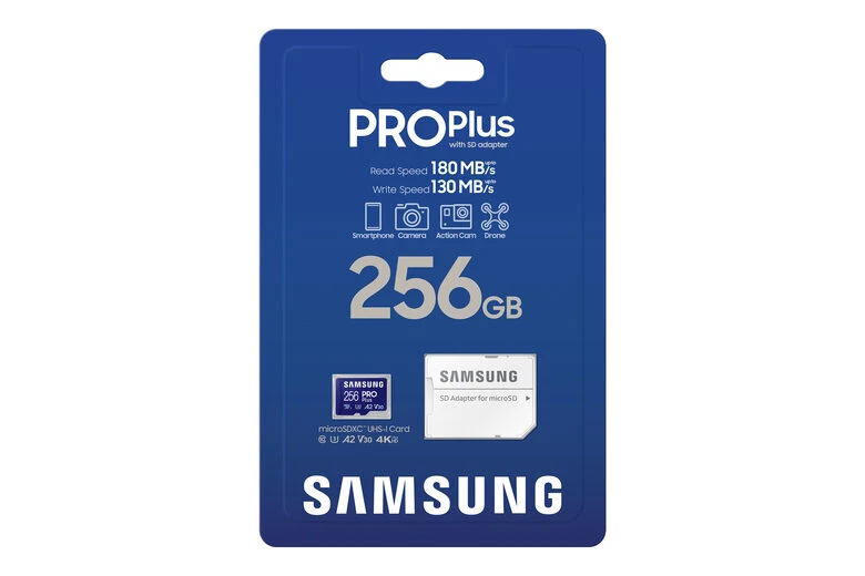Samsung PRO Plus microSD Memory Card 256GB (2023)