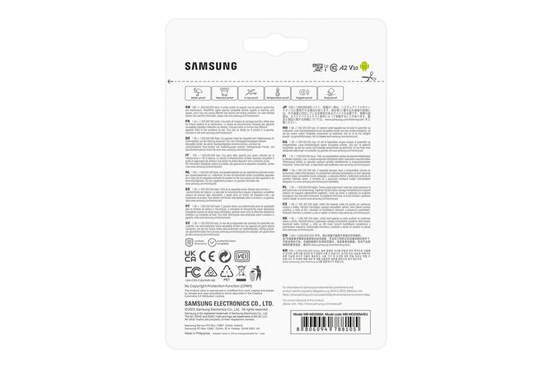 Samsung PRO Plus microSD Memory Card 256GB (2023)