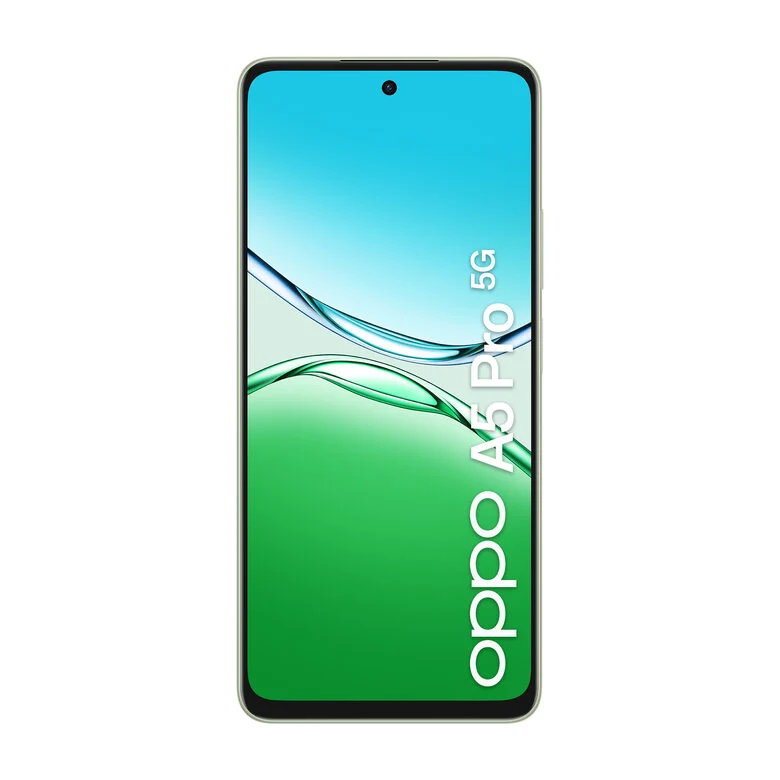 OPPO A5 Pro 5G Smartphone, Foto AI 50MP, Frontale 8MP, Display 6.67” 120HZ LCD HD+, 5800mAh, RAM 8(Esp4GB/6GB/8GB)+ROM 256GB (esp1TB), IP69, [Versione Italia], Olive Green
