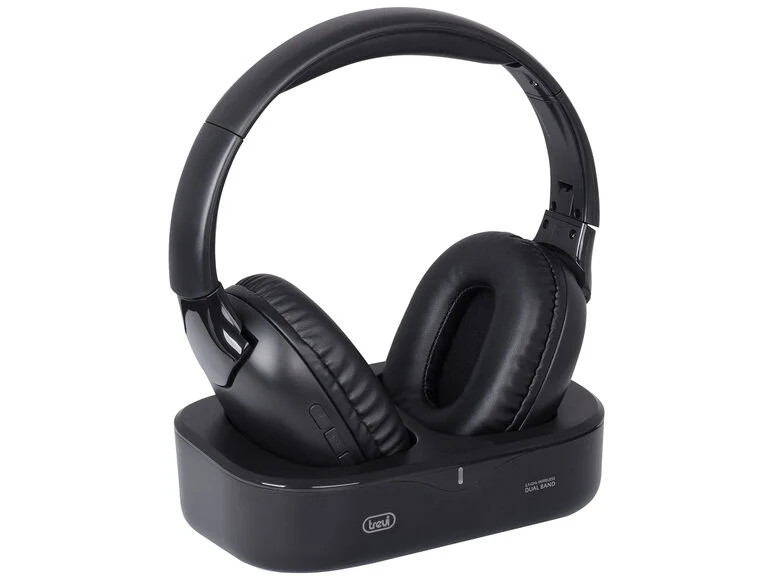 Trevi Cuffia TV Ricaricabile Wireless a Radiofrequenza FRS 1490 RW