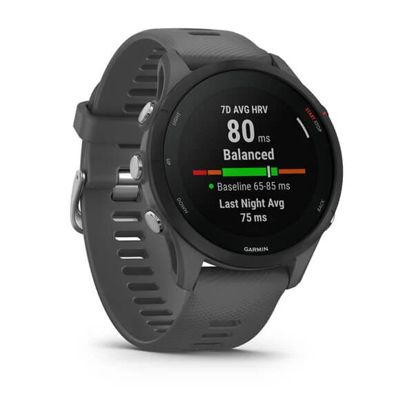 Garmin Forerunner 255 3,3 cm (1.3") MIP 46 mm Digitale 260 x 260 Pixel Grigio Wi-Fi GPS (satellitare)