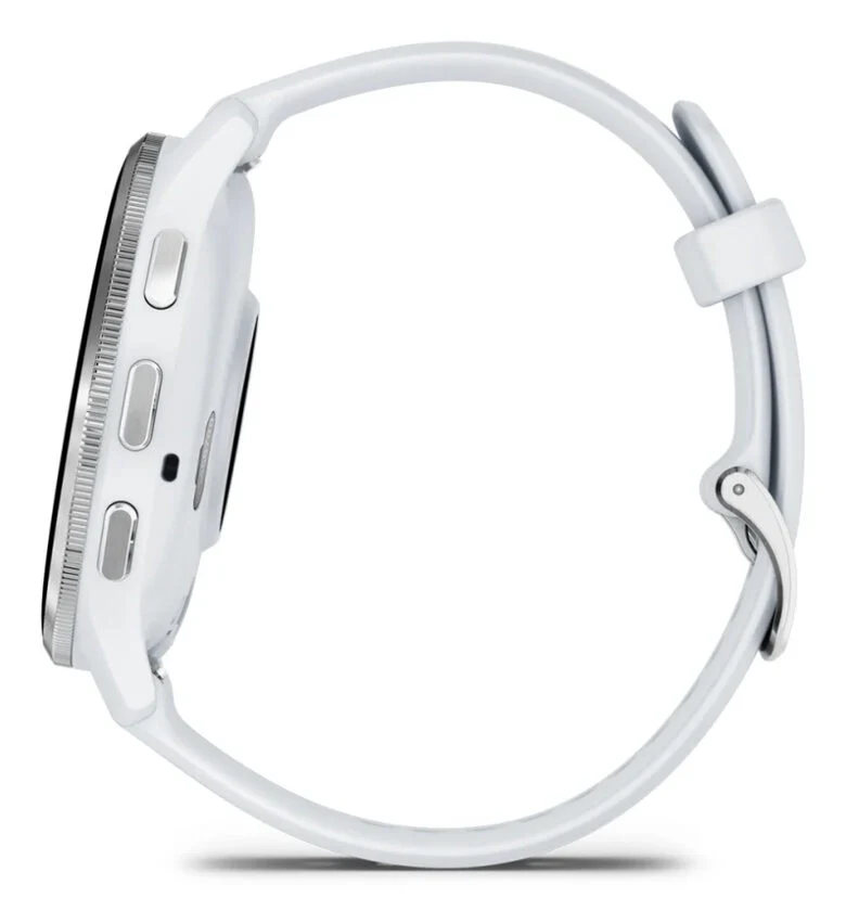 Garmin Venu 3 3,56 cm (1.4") AMOLED 45 mm Digitale 454 x 454 Pixel Touch screen Argento, Bianco Wi-Fi GPS (satellitare)