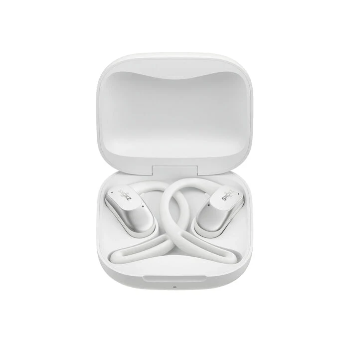 SHOKZ OpenFit Air, weiss Auricolare Wireless A clip Chiamate/Musica/Sport/Tutti i giorni Bluetooth Bianco