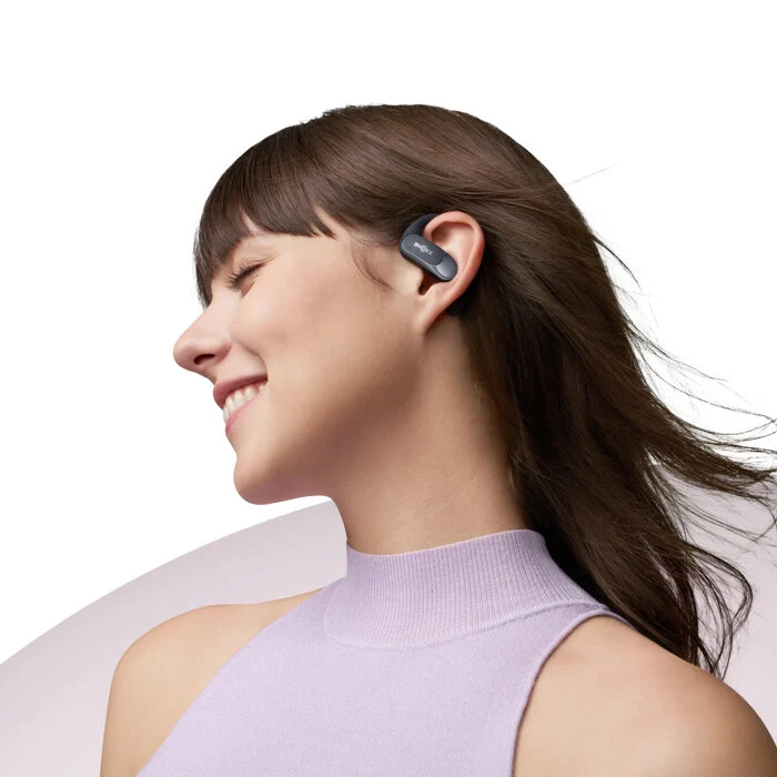 SHOKZ OpenFit Air Auricolare Wireless A clip Chiamate/Musica/Sport/Tutti i giorni Bluetooth Nero