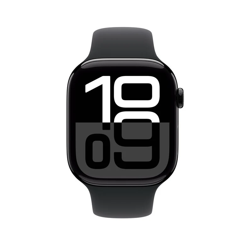 Apple Watch Series 10 Serie 10 GPS + Cellular 46mm Cassa in Alluminio color Jet Black con Nero Sport Band - S/M