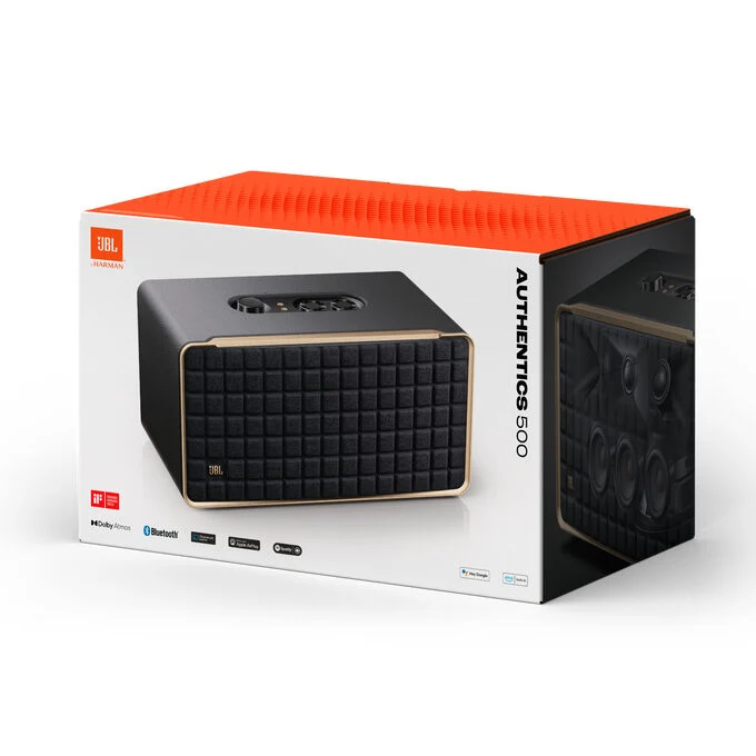 JBL Authentics 500 altoparlante Nero, Oro Cablato 135 W