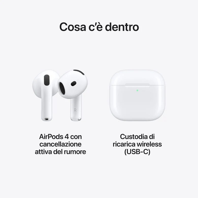 Apple AirPods 4 con Active Noise Cancellation