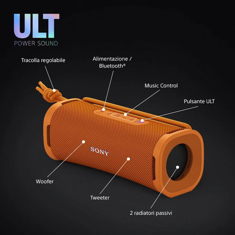 Sony Diffusore Srs Ult10D Orange
