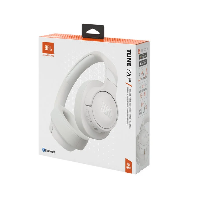 JBL Tune 720BT Auricolare Wireless A Padiglione Musica e Chiamate Bluetooth Bianco
