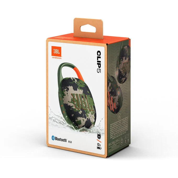 JBL Clip 5 Altoparlante portatile mono Mimetico 7 W