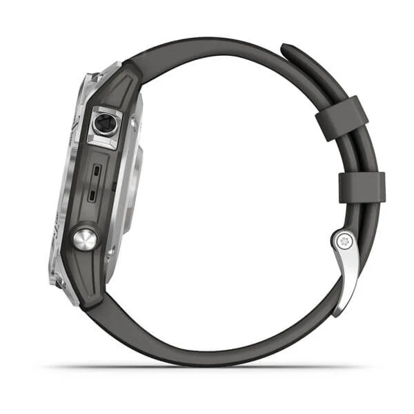 Garmin fenix 7 3,3 cm (1.3") MIP 47 mm Digitale 260 x 260 Pixel Touch screen Argento Wi-Fi GPS (satellitare)