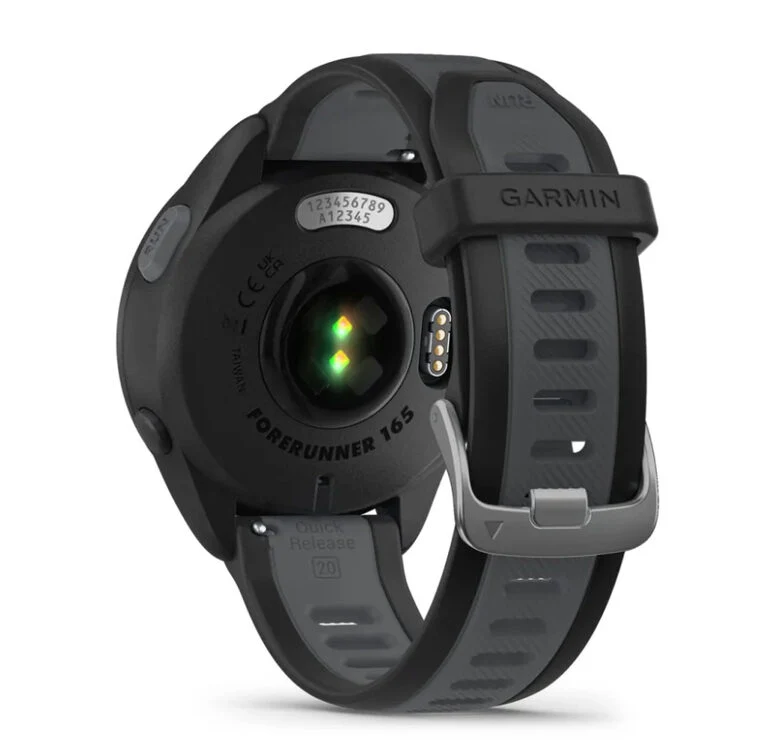Garmin Forerunner 165 3,05 cm (1.2") AMOLED 43 mm Digitale 390 x 390 Pixel Touch screen Nero GPS (satellitare)