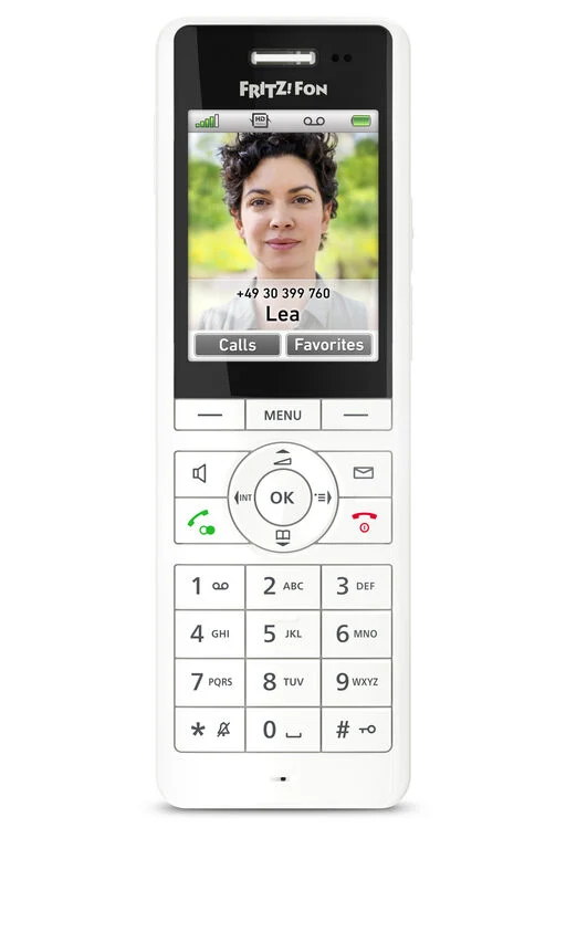 FRITZ!Fon X6 Telefono DECT Identificatore di chiamata Bianco