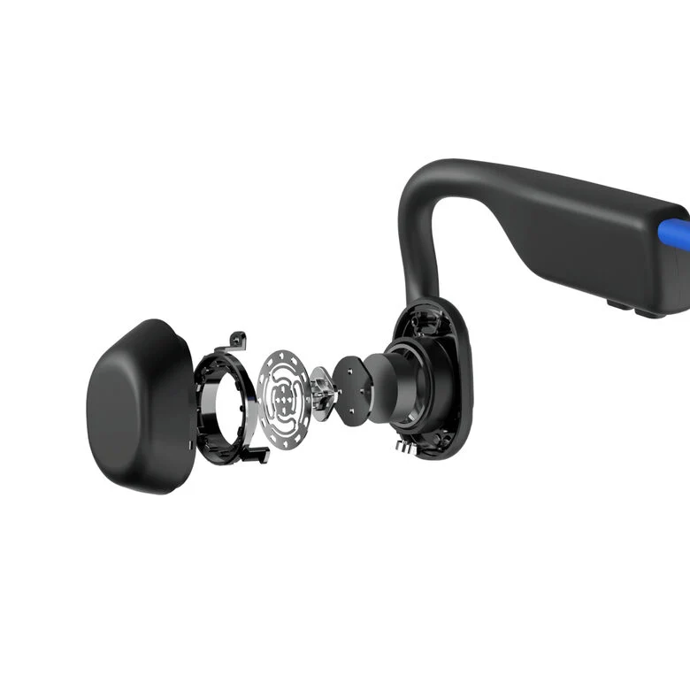 SHOKZ OpenMove Cuffie Wireless A clip Musica e Chiamate USB tipo-C Bluetooth Blu