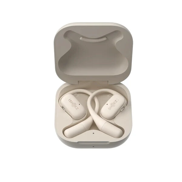 SHOKZ OpenFit Cuffie Wireless A clip Chiamate/Musica/Sport/Tutti i giorni Bluetooth Bianco