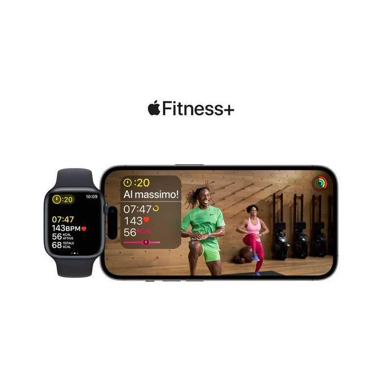 Apple Watch SE GPS 40mm Cassa in Alluminio color Mezzanotte con Cinturino Sport Band Mezzanotte - Regular