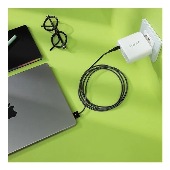 Tunit Cavo Dati Ttcms3bk Cavo Di Ricarica Tunit Usb-c - Magsafe 3 140w 2m Titanio Nero
