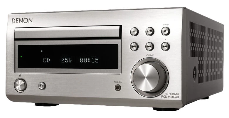 Denon RCD-M41DAB 2.0 canali Argento