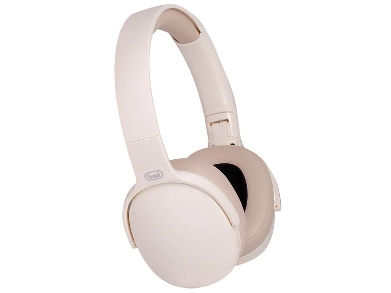 Trevi DJ 12E45 BT Auricolare Con cavo e senza cavo A Padiglione Musica e Chiamate Bluetooth Crema