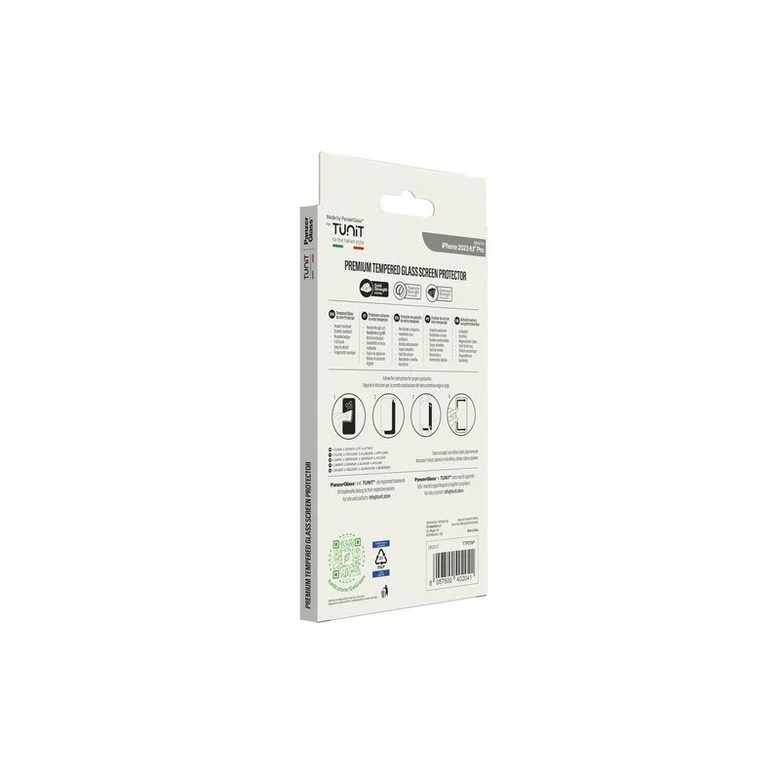 TUNIT TTPZ15P protezione per lo schermo e il retro dei telefoni cellulari Pellicola proteggischermo trasparente Apple 1 pz