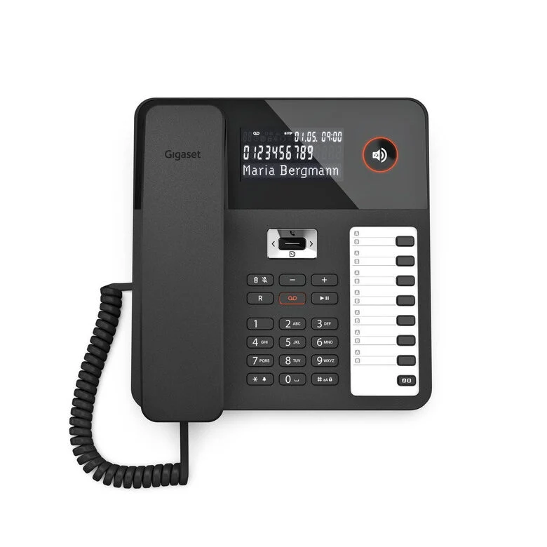 Gigaset DESK 800A Telefono DECT Nero