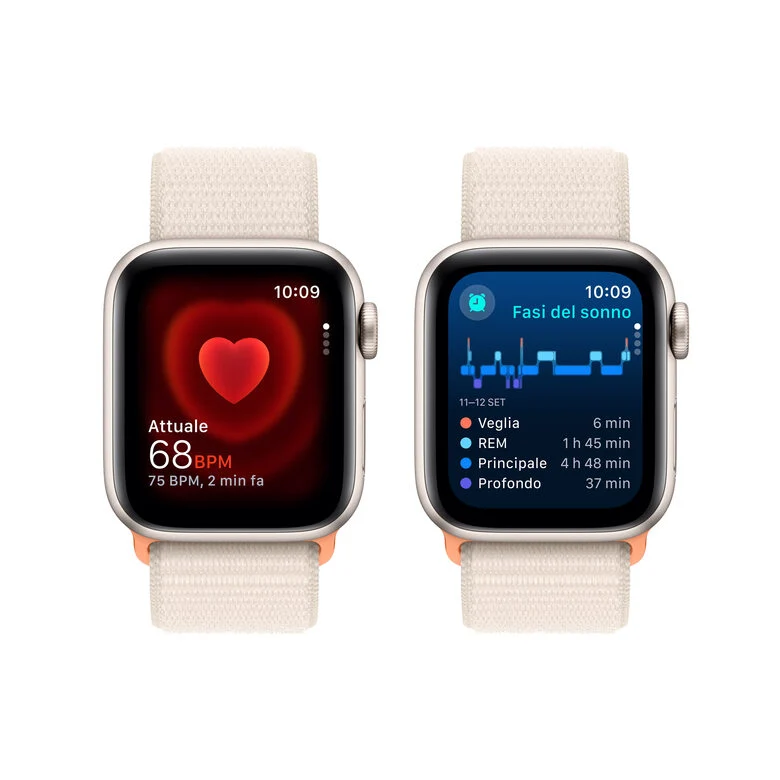 Apple Watch SE GPS Cassa 40mm in Alluminio Galassia con Cinturino Sport Loop Galassia