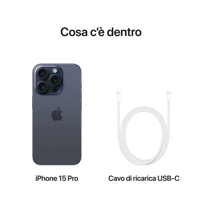 Apple iPhone 15 Pro 1TB Titanio Blu