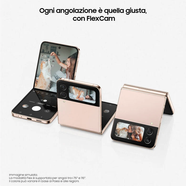 Samsung Galaxy Z Flip4 128GB Graphite RAM 8GB Display 1,9" Super AMOLED/6,7" Dynamic AMOLED 2X