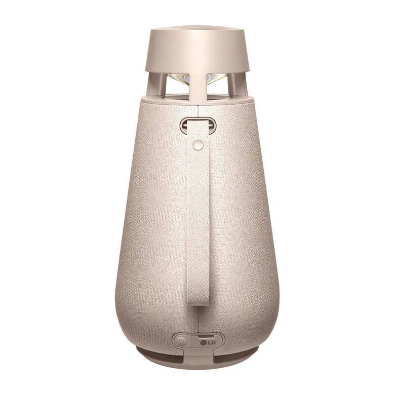 LG XBOOM 360 XO3, Speaker omnidirezionale 50W, Illuminazione, IP54, Bluetooth 5.1, Beige