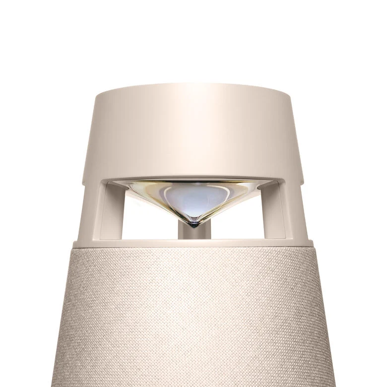 LG XBOOM 360 XO3, Speaker omnidirezionale 50W, Illuminazione, IP54, Bluetooth 5.1, Beige