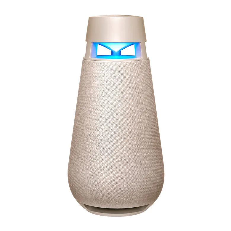 LG XBOOM 360 XO3, Speaker omnidirezionale 50W, Illuminazione, IP54, Bluetooth 5.1, Beige