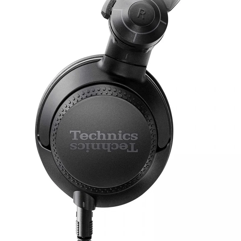 Technics EAH-DJ1200EK Black Cuffie DJ Driver 40mm Cavo Rimovibile