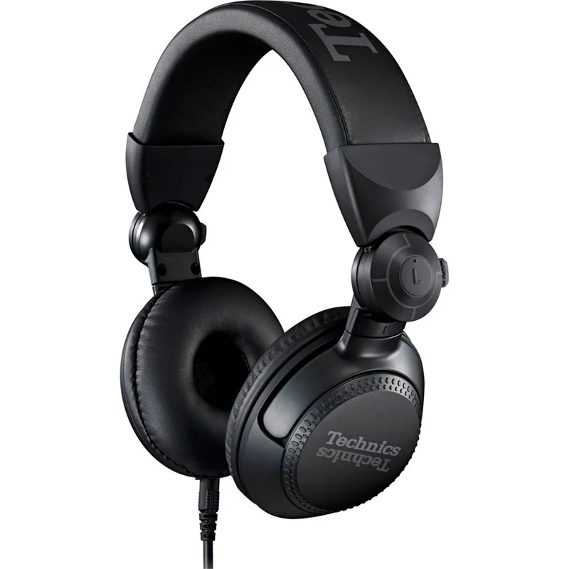 Technics EAH-DJ1200EK Black Cuffie DJ Driver 40mm Cavo Rimovibile