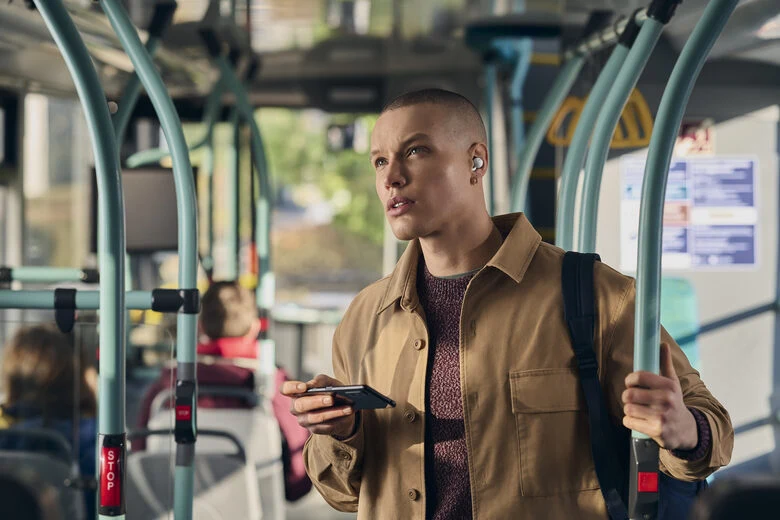Sony LinkBuds - Auricolari True Wireless con Driver ad anello, Ottimizzate per Google Assistant, Amazon Alexa, Microfono Integrato per chiamate, Batteria fino a 17.5 ore (Grigio)