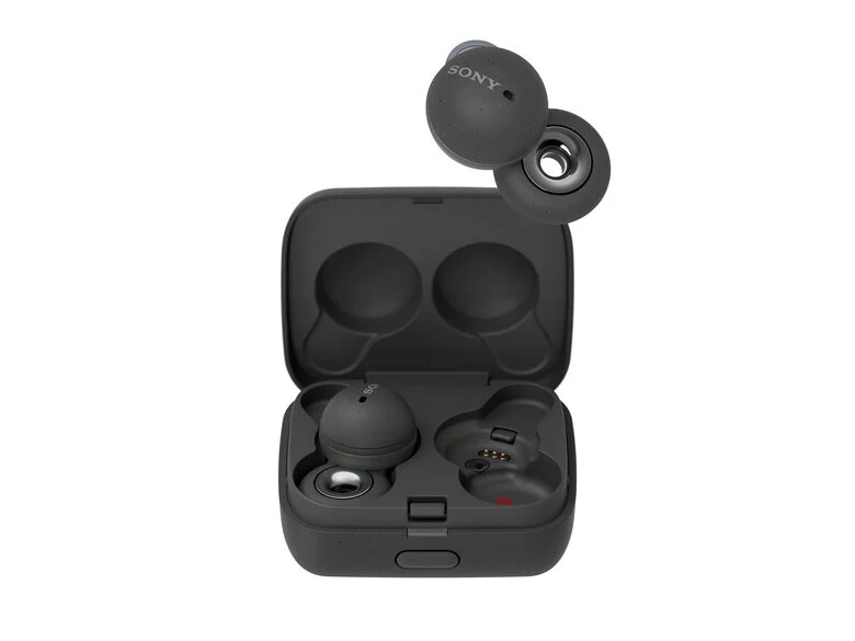 Sony LinkBuds - Auricolari True Wireless con Driver ad anello, Ottimizzate per Google Assistant, Amazon Alexa, Microfono Integrato per chiamate, Batteria fino a 17.5 ore (Grigio)