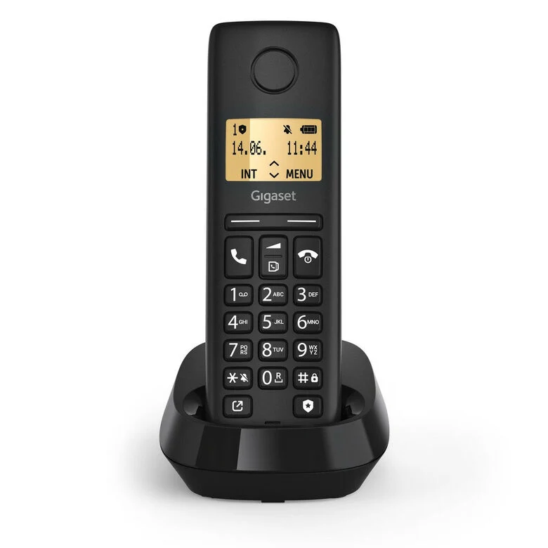 Gigaset PURE 100 Telefono analogico/DECT Identificatore di chiamata Nero