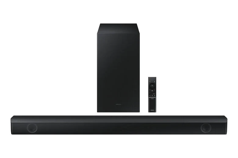 Samsung Soundbar HW-B550/ZF con subwoofer 2.1 canali 410W, audio 3D, suono ottimizzato, bassi profondi, gaming mode