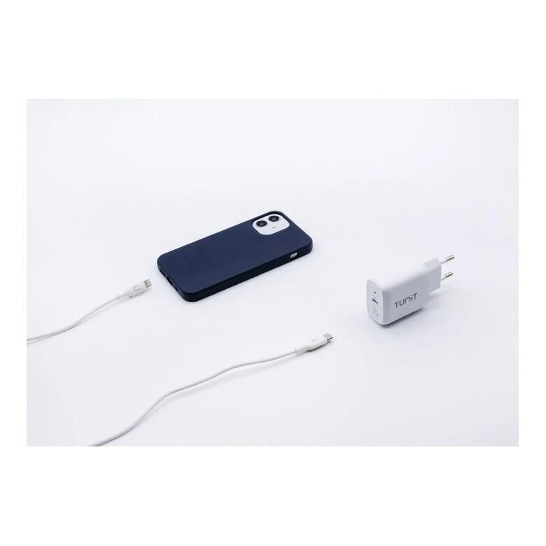 TUNIT TTWCPD20 Caricabatterie per dispositivi mobili Auricolare, Smartphone, Orologio intelligente, Tablet Bianco AC Interno