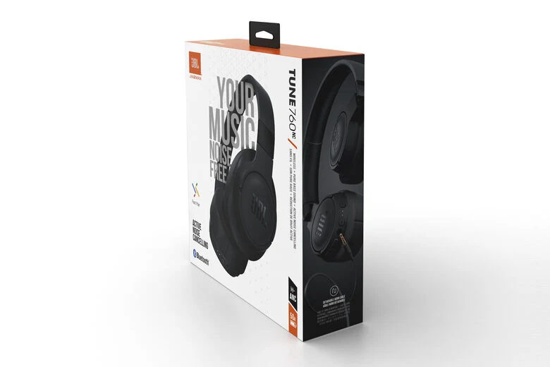 JBL Tune 760 NC Cuffie Wireless A Padiglione MUSICA USB tipo-C Bluetooth Nero