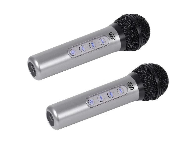 Trevi EM 415 R Nero, Argento Microfono per karaoke