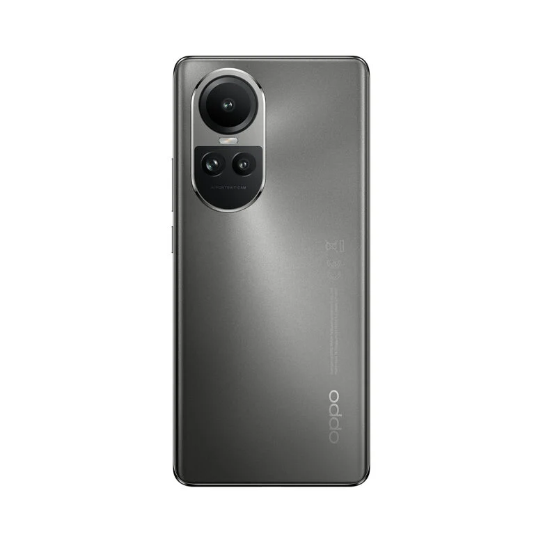 OPPO Reno Smartphone 5G, AI Tripla fotocamera 64+32+8MP, Selfie 32MP, Display 6.7" 120HZ AMOLED, 5000 mAh, RAM 8GB (Esp. fino 16GB) + ROM 256GB, [Versione Italia], Colore Silvery Grey