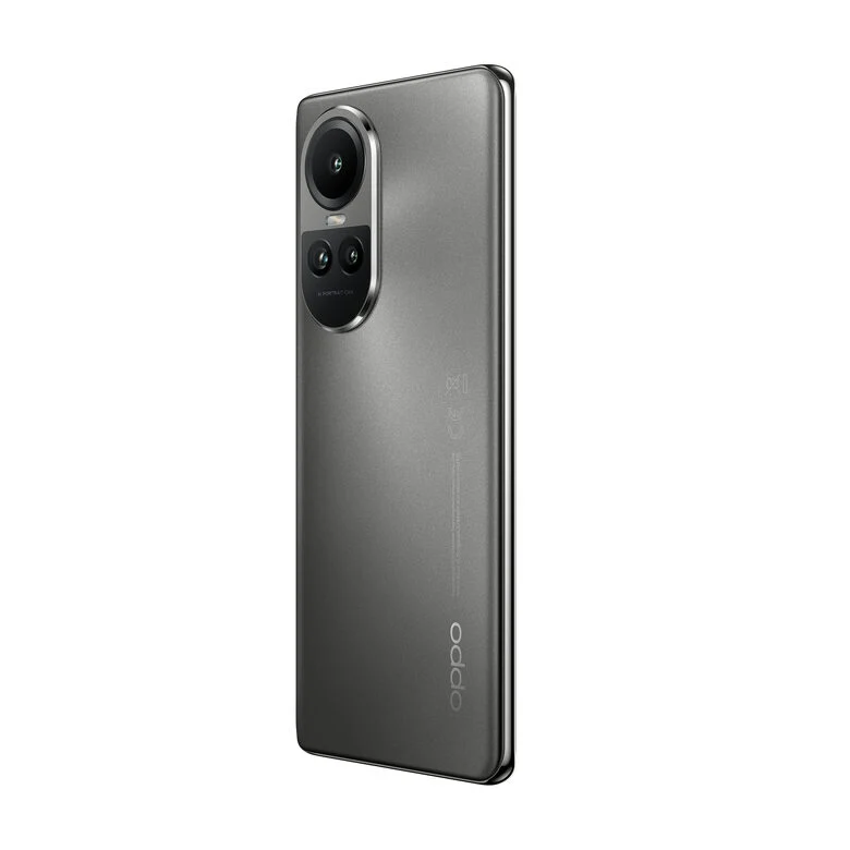 OPPO Reno Smartphone 5G, AI Tripla fotocamera 64+32+8MP, Selfie 32MP, Display 6.7" 120HZ AMOLED, 5000 mAh, RAM 8GB (Esp. fino 16GB) + ROM 256GB, [Versione Italia], Colore Silvery Grey